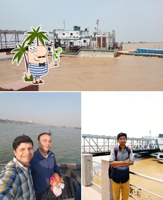 Look at the picture of MV Ganga Vihar Floating Restaurant
