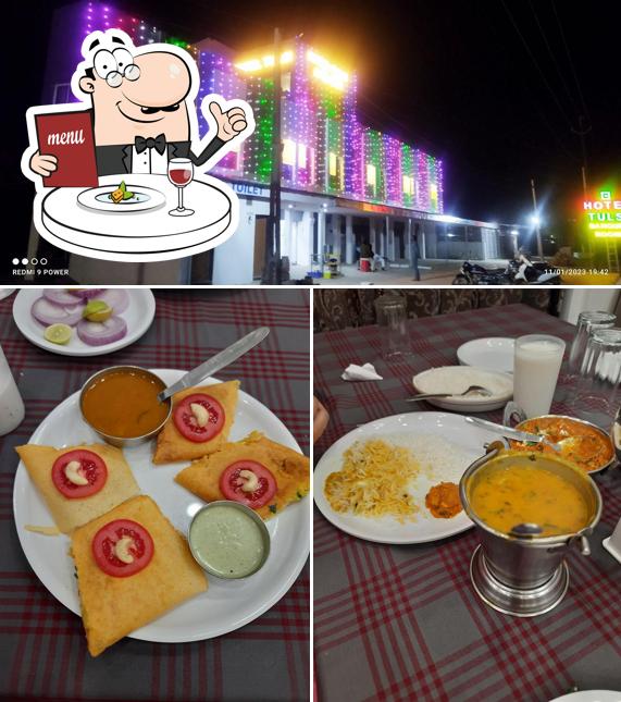 The restaurant's food and exterior
