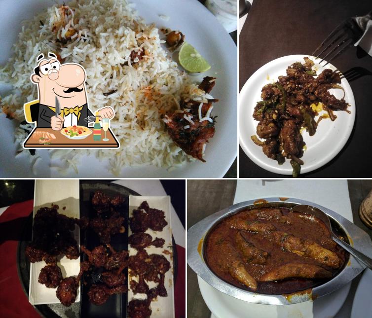 Meals at Hotel Vishnu Sri