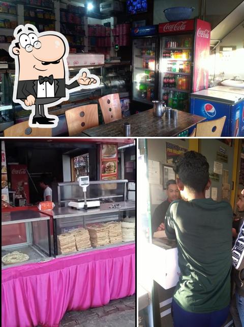 The interior of Paras Restaurant & Sweets