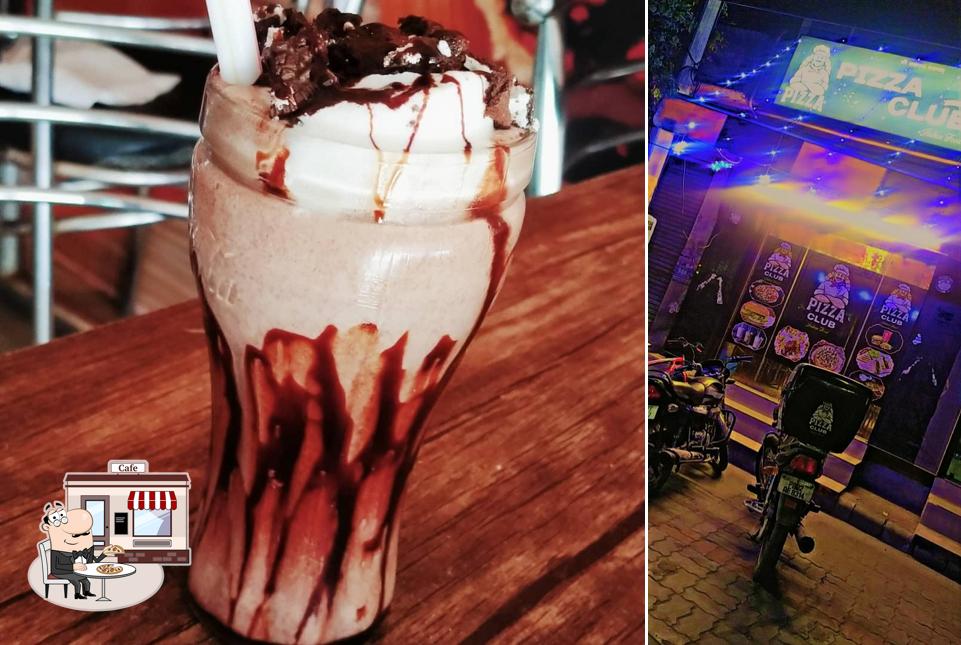 The exterior of Pizza club