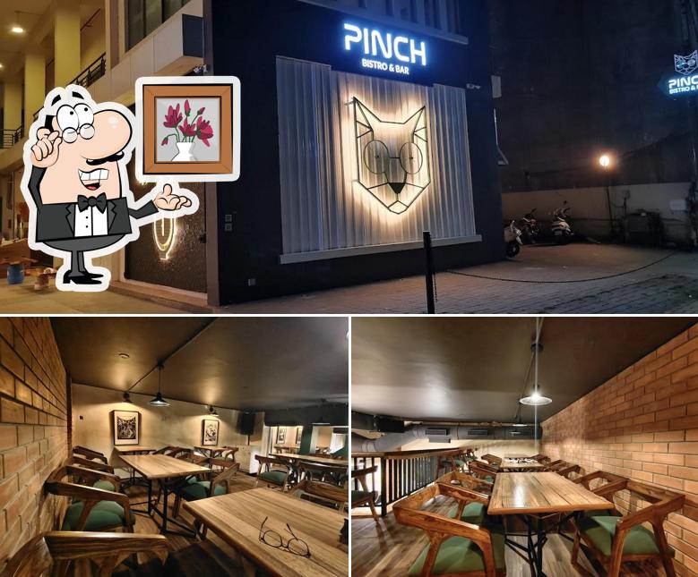 The interior of Pinch Bistro & Bar