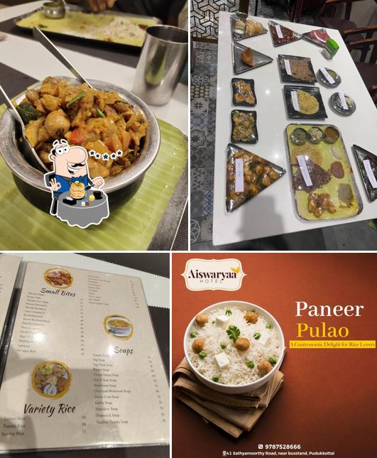 Meals at Aiswaryaa Hotel