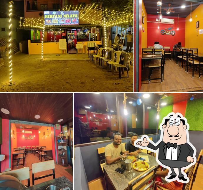 The interior of BIRYANI NILAYA