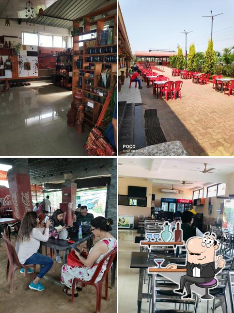 The interior of Raj Darbar Dhaba