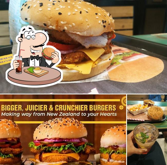 Try out a burger at The Burger Club