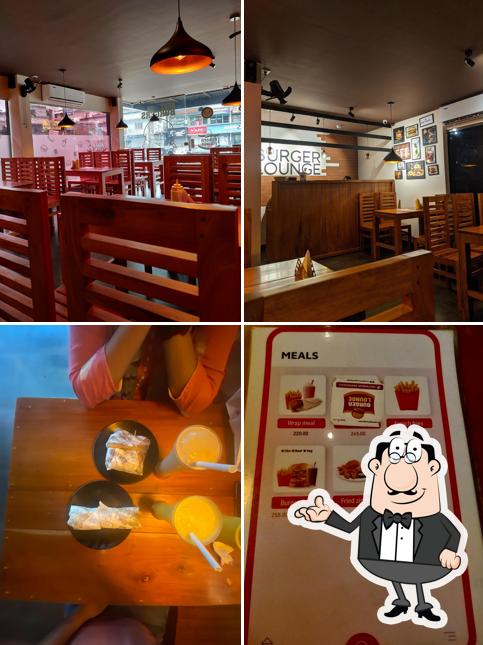 The interior of BURGER LOUNGE
