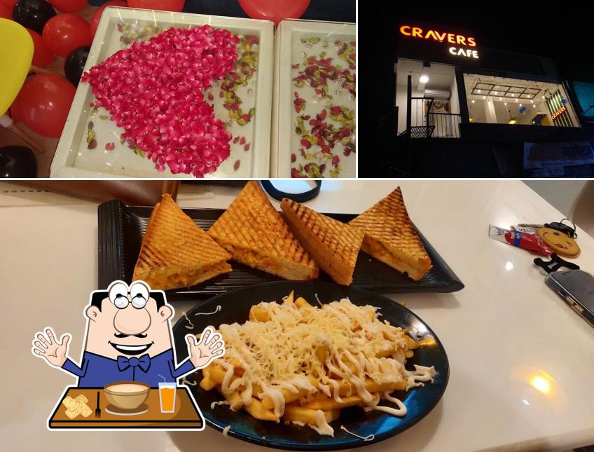 Cravers Cafe is distinguished by food and exterior