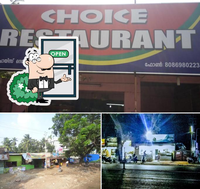 The exterior of Choice Restaurant