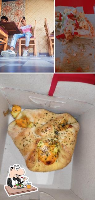 Food at Pizza party zone