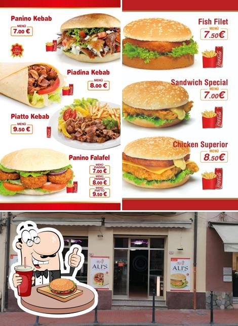 Prenditi un hamburger a Ali’s Pizza & Kebab
