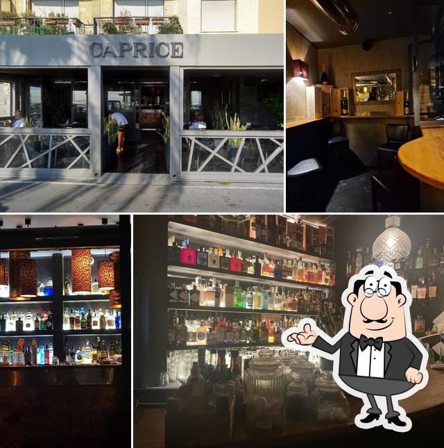 Gli interni di Caffè Caprice