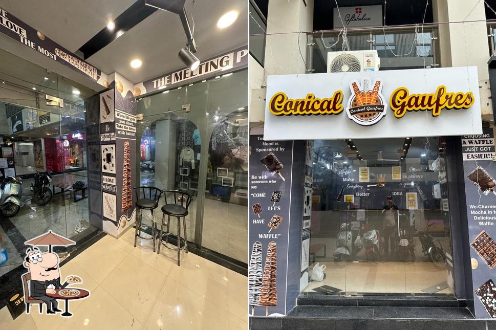 The exterior of Conical Gaufres