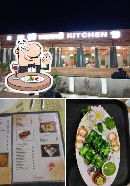 Take a look at the image depicting food and exterior at Shree Lalaji kitchen