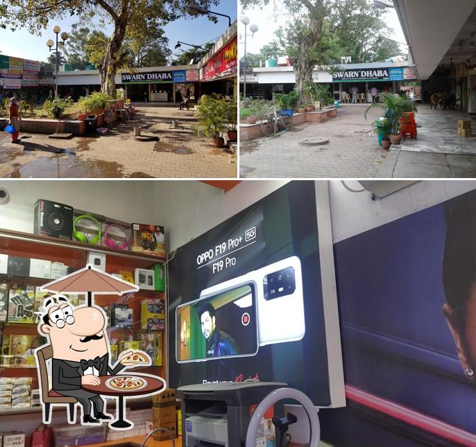 Check out the photo depicting exterior and interior at Swarn Dhaba