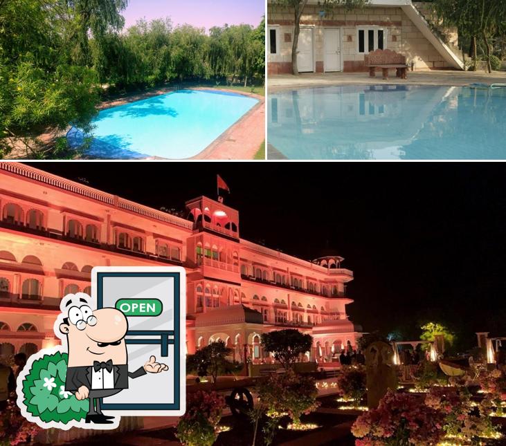 The exterior of Umaid Palace - An Organic Retreat Luxury Resort Near Jaipur Heritage Wedding Resorts Near Jaipur