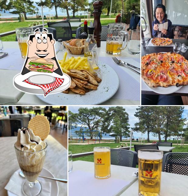 Club sandwich al Restaurant de la Plage