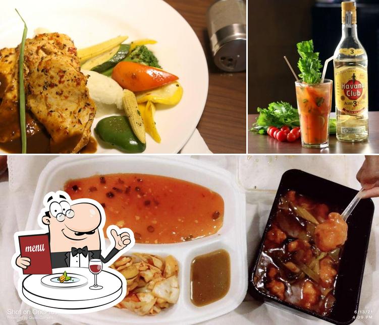 The picture of The Golden Dragon’s food and alcohol