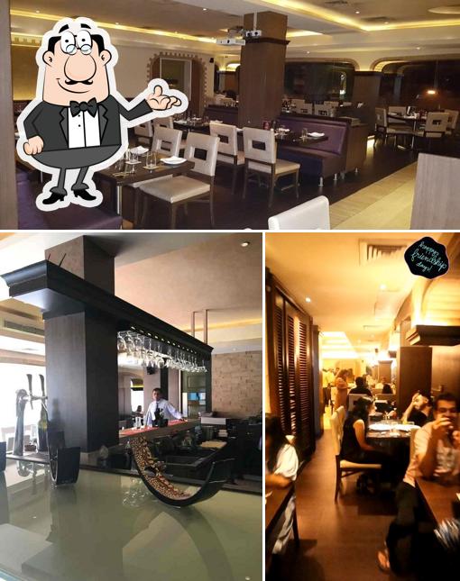 The interior of Quesso Bar Ristorante