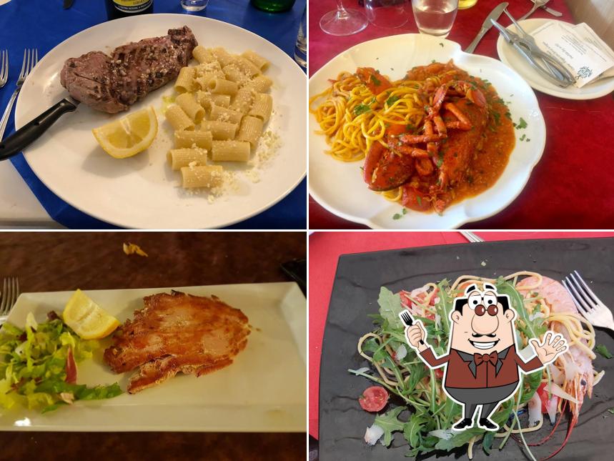 Cibo al Ristorante Al Pescatore ostia
