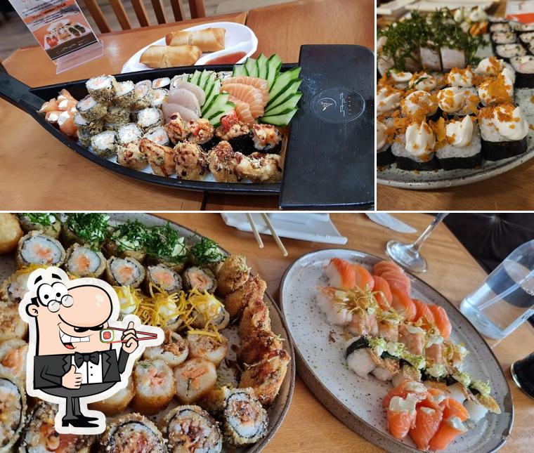 Rolos de sushi são oferecidos por Japatê
