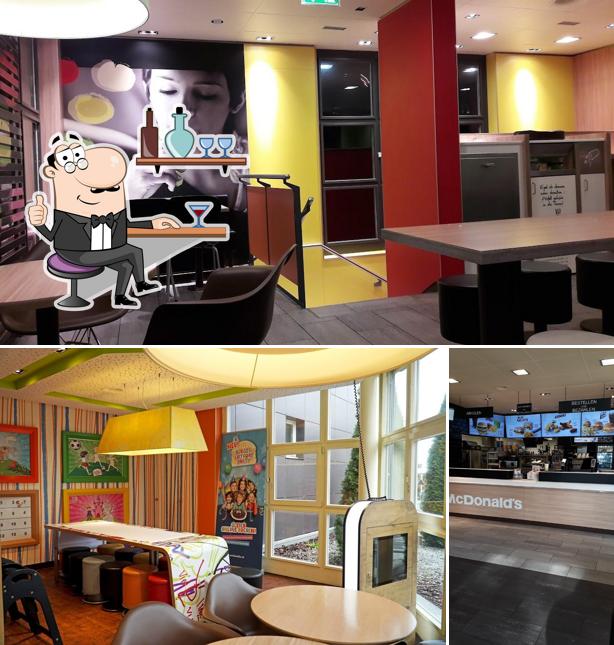 Gli interni di McDonald’s