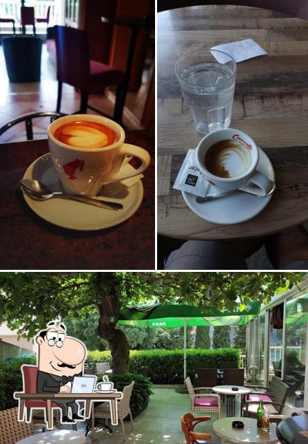 Gli interni di Cafe Eco