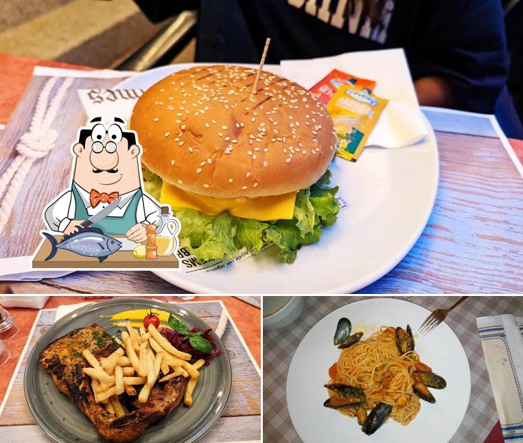 Salmone grigliato al Onda Blu Beach Restaurant