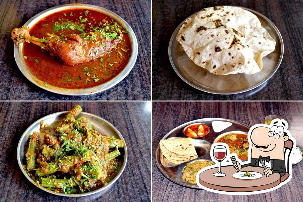Food at Hotel Swagat Maratha