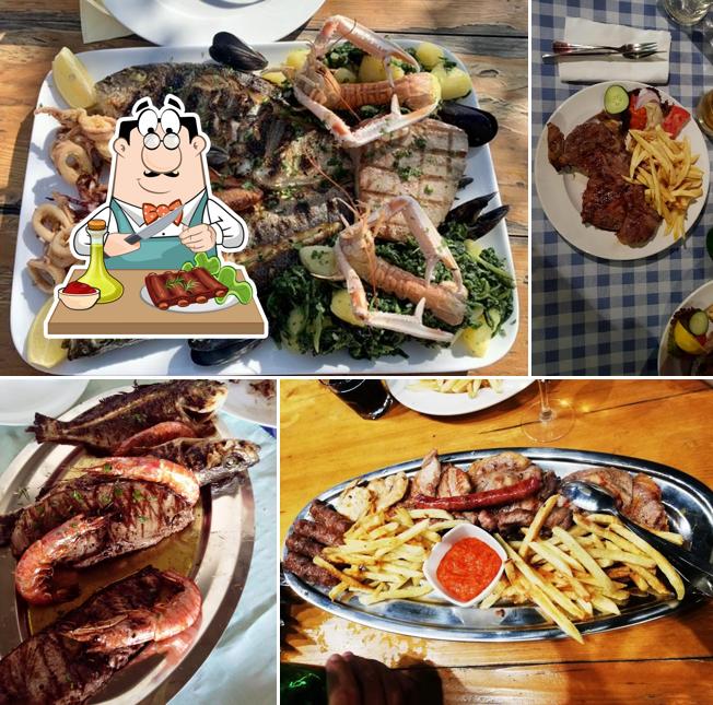 Prenditi i un pasto a base di carne a Ribar Jere