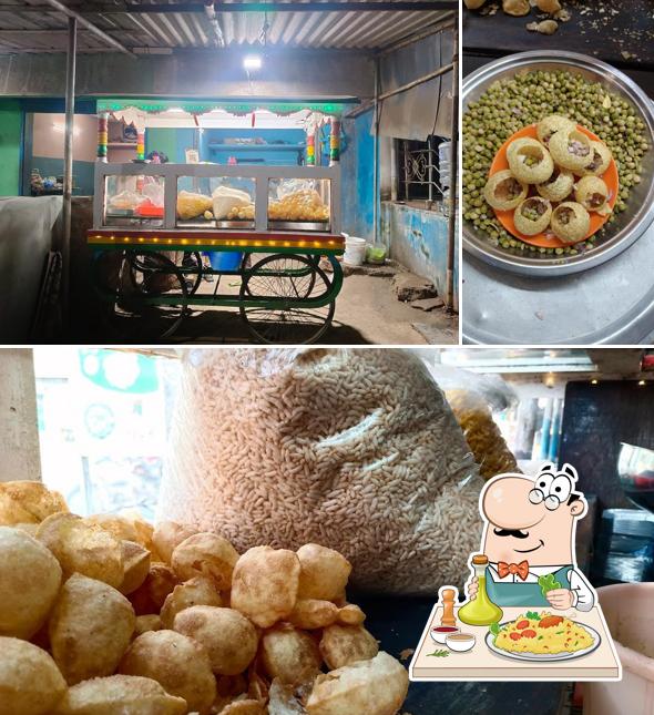 Among various things one can find food and interior at A R R Pani poori