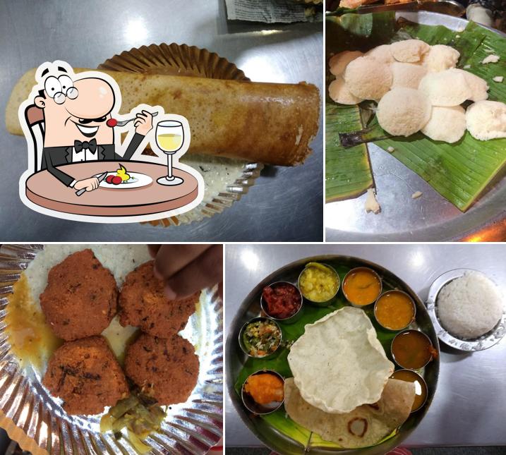 Food at Sri Saravana Bhavan