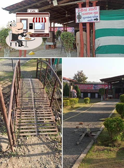 The exterior of Aasara Cafe and Restaurant