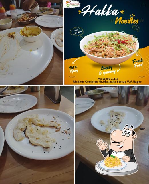 Spaghetti carbonara at Aashirwad Restaurant & Banquet Punjabi Restaurant In Anand/Kathiyawadi Restaurant In Anand/Mexican Restaurants In Anand