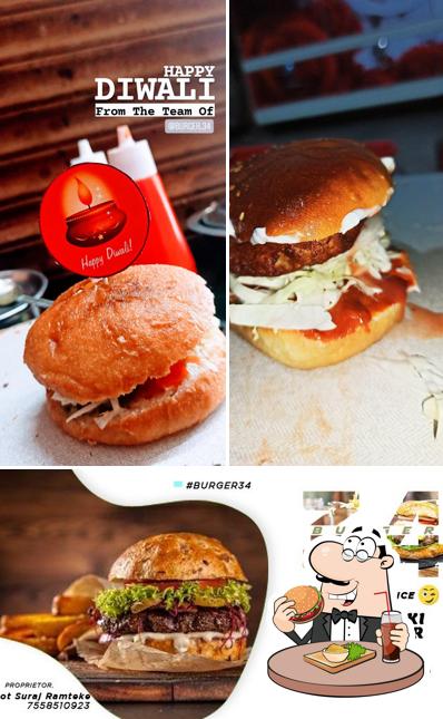 Burger 34 serves a plethora of options for burger lovers