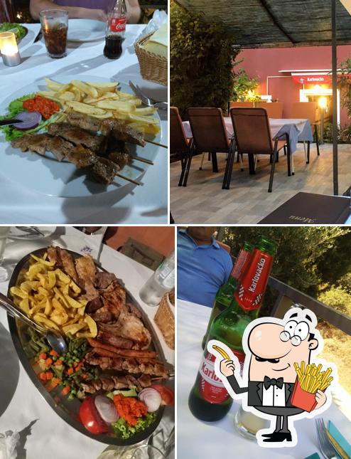 A Čibača Restaurant puoi prendere Un piatto di patatine