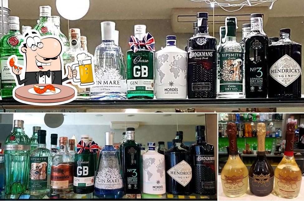 Puoi goderti un rinfrescante bicchiere di birra chiara o scura