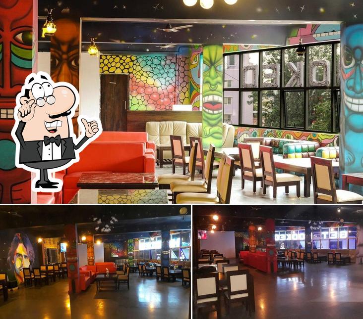 The interior of Cafe Get Hooked