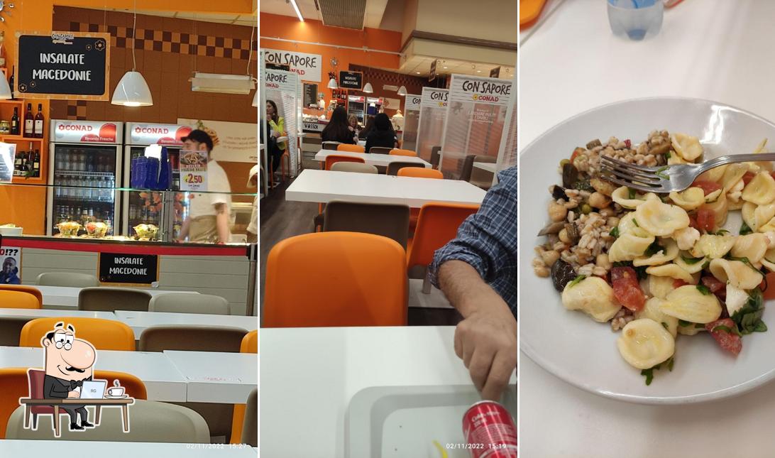 Gli interni di Gastronomia Conad