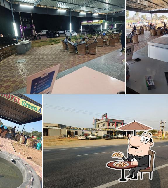 Hotel green av वेज रेस्टोरेंट rooms