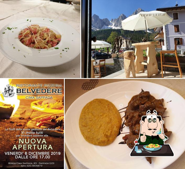 Platti al Ristorante pizzeria Belvedere