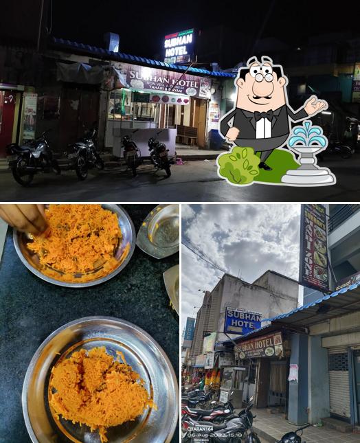 The image of Subhan Hotel’s exterior and interior
