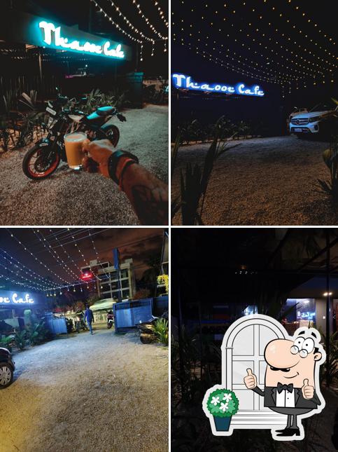 Enjoy the view at the outside area of Thaooz Cafe