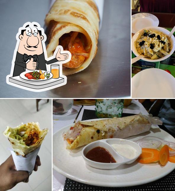Food at The Kati Roll Shop