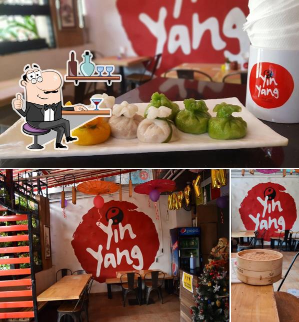 The interior of Yin Yang Bistro