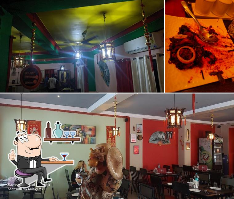 Take a seat at one of the tables at Rongkup's Lee Restaurant