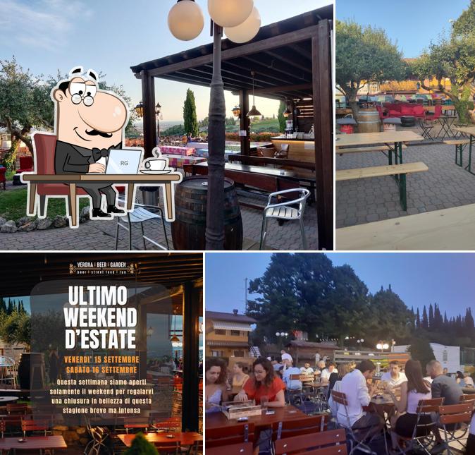 Siediti a un tavolo di Verona Beer Garden