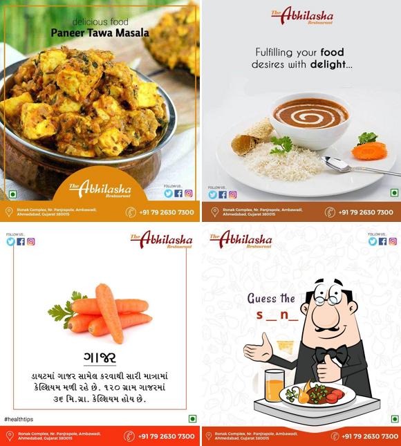 Food at The Abhilasha Restaurant