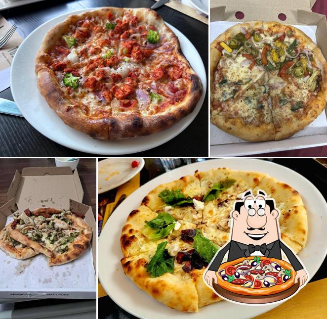 Order different kinds of pizza