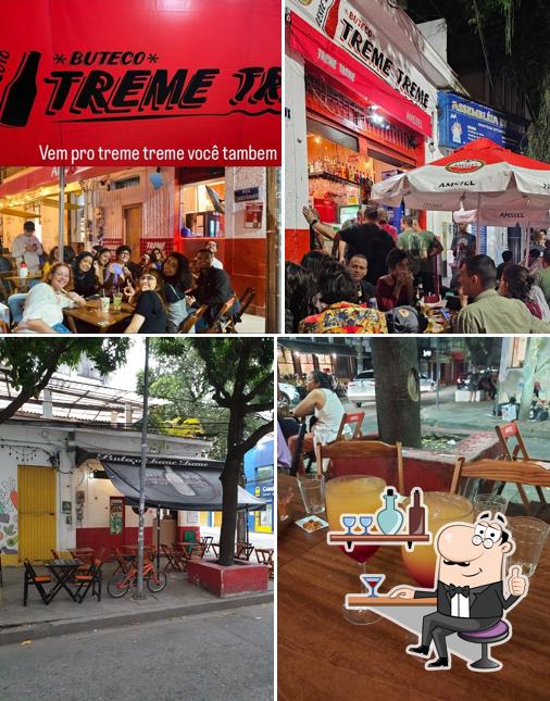 Esta é a imagem mostrando interior e exterior no Boteco TREME TREME